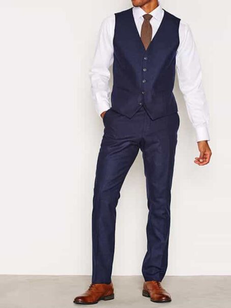 Shdone Myloiver Navy Waistcoat - Image 3